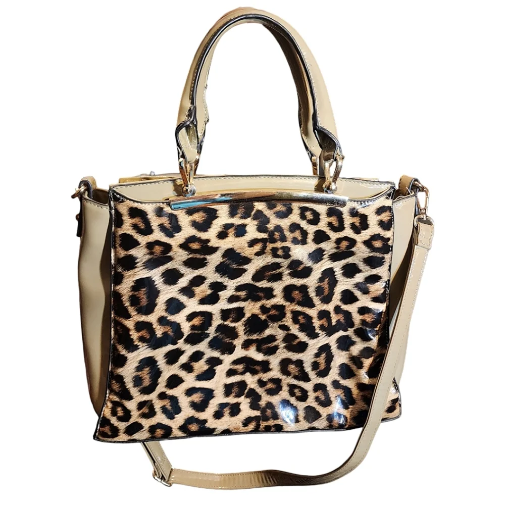 ☆Cheetah Print Shoulder Tote Handbag☆ - Picture 2 of 3